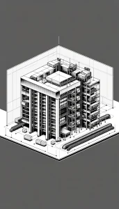 Moderne Lagersysteme: Eine Illustration