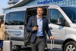 So viel günstiger ist der Shuttle im Vergleich zur Taxifahrt – und warum sich das für Geschäftsreisende auszahlt